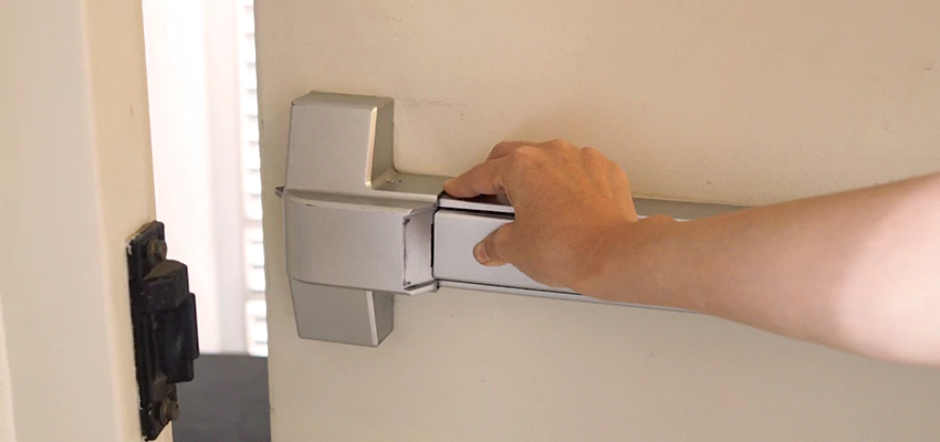 Roller Gate Panic Bar Installation in Woodcrest, California